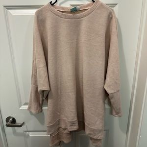 Oversized velour tunic from online boutique shop the mint. Super comfy and cozy!